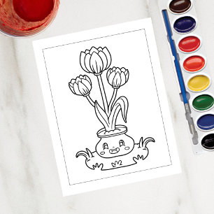 Colour Me Pretty Tulips   Activity Cards