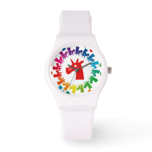 Colour Me Rainbow Unicorn Watch