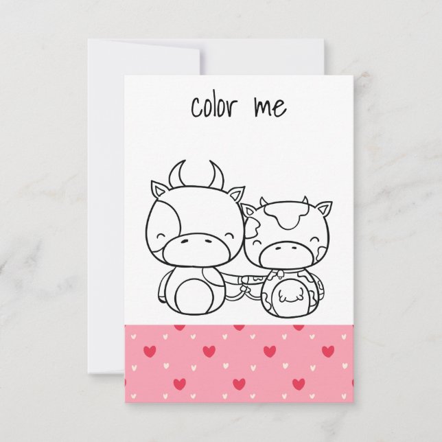 Colour me Valentines Day Custom (Front)