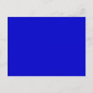 colour medium blue postcard