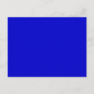 colour medium blue postcard