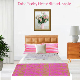 Colour Medley Fleece Blanket