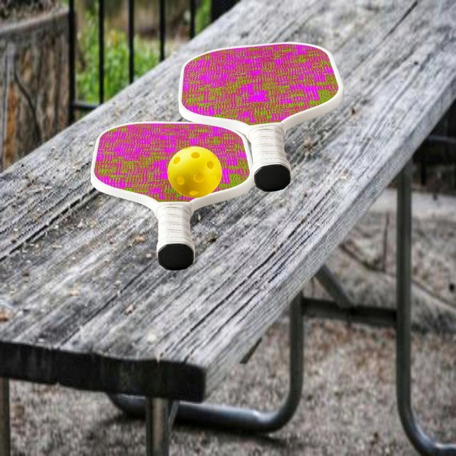 Colour Medley Pickleball Paddle (Color Medley is a good name for this vivid pattern of colors!)