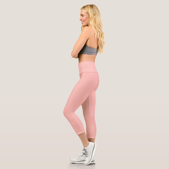 colour melon capri leggings (Left)