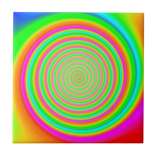 Colour Mesh 9 Swirl Tile (Front)