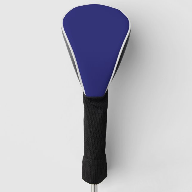 colour midnight blue golf head cover (Front)