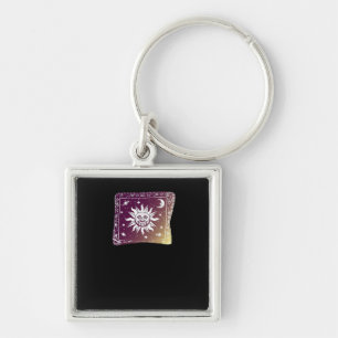 Colour Moon Boho Whimsigothic Gothic Witchy Witch  Keychain
