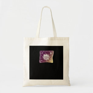 Colour Moon Boho Whimsigothic Gothic Witchy Witch Tote Bag
