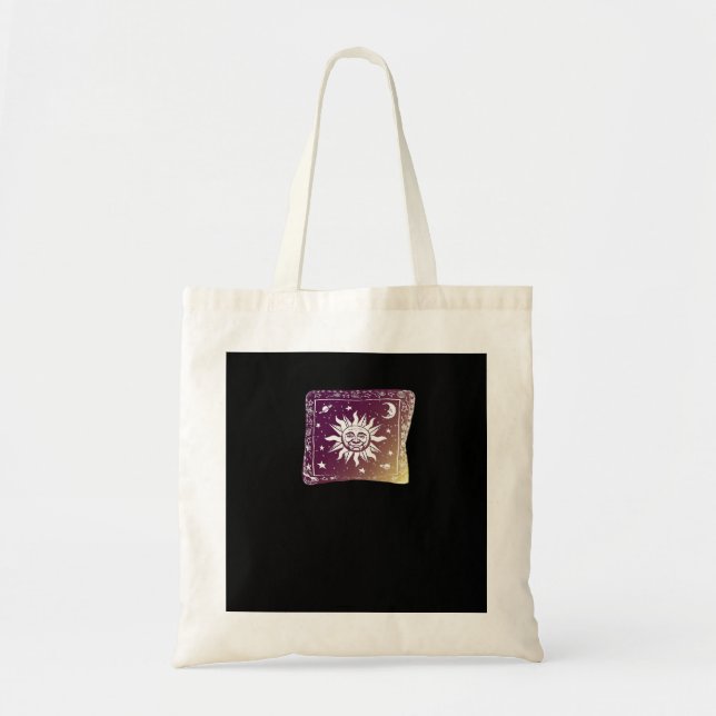 Colour Moon Boho Whimsigothic Gothic Witchy Witch  Tote Bag (Front)