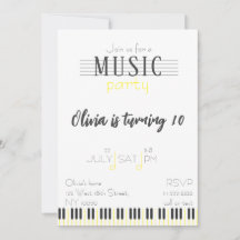 Colour Music Party Birthday