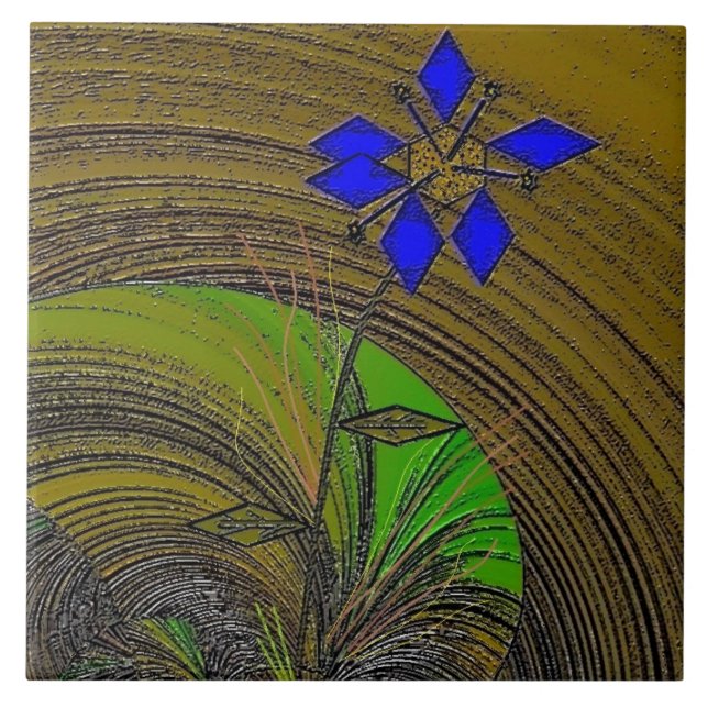 "Colour My World" Ceramic Photo Tile (Front)