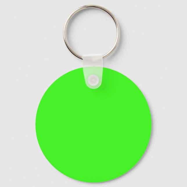 colour neon green keychain (Front)