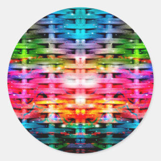 Colour Network Classic Round Sticker