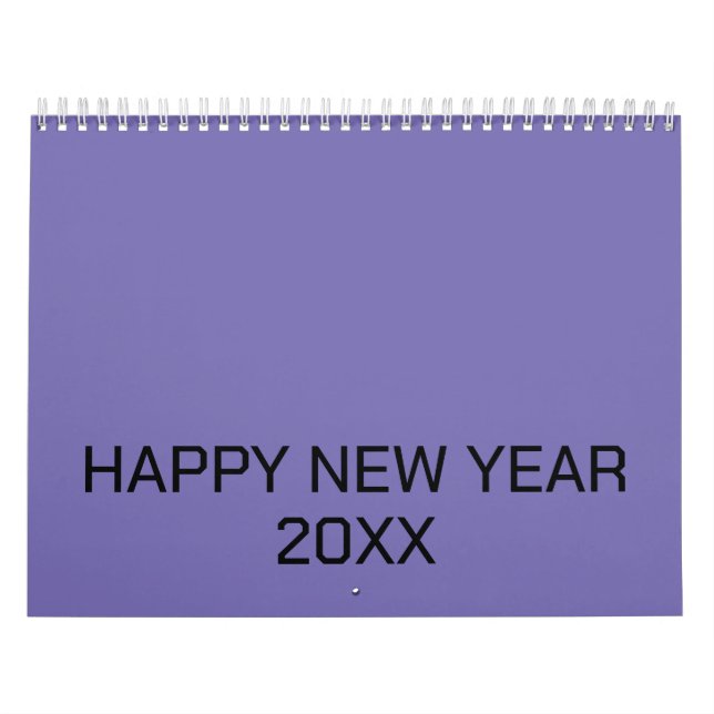 Colour New personalize Text Logo Calendar (Cover)