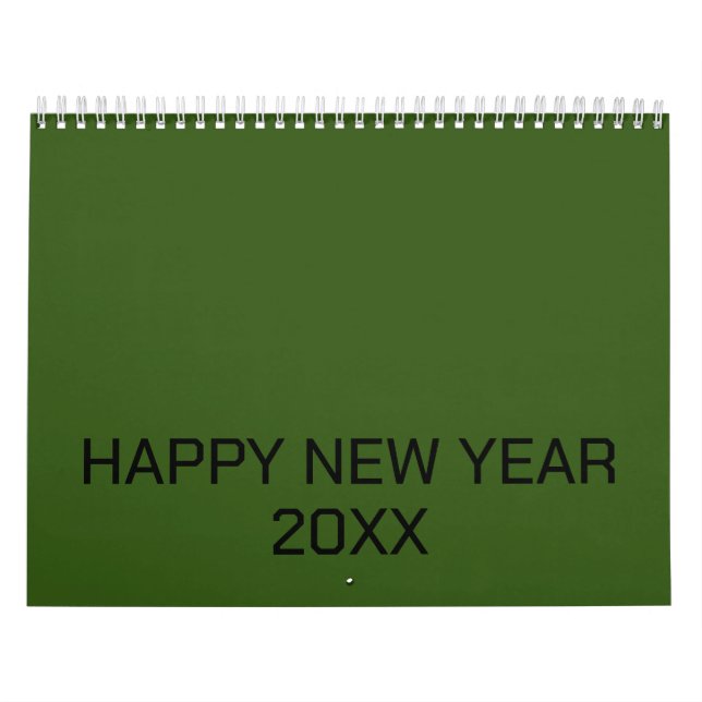 Colour New personalize Text Logo Calendar (Cover)