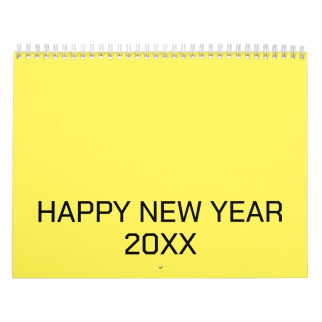 Colour New personalize Text Logo Calendar (Cover)