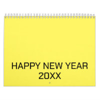 Colour New personalize Text Logo Calendar