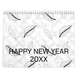 Colour New personalize Text Logo Calendar