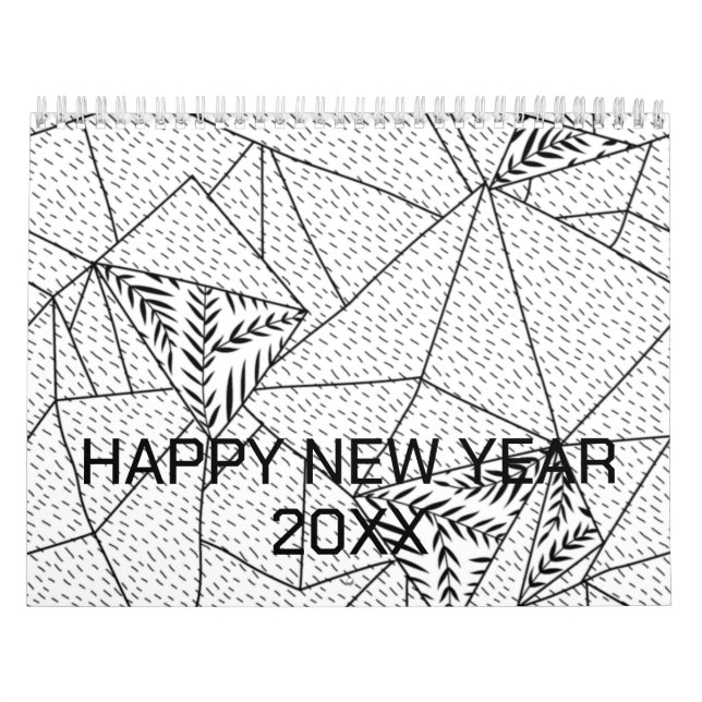 Colour New personalize Text Logo Calendar (Cover)