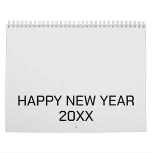 Colour New personalize Text Logo Calendar