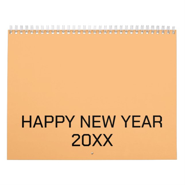 Colour New personalize Text Logo Calendar (Cover)