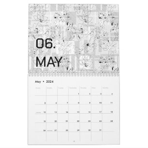 Colour New personalize Text Logo Calendar