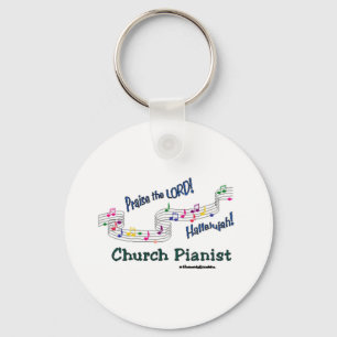 Colour Notes Pianist Keychain