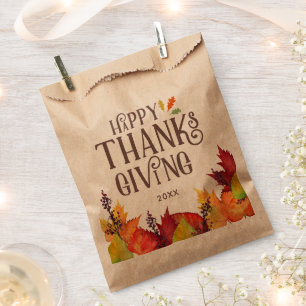 Colour of Autumn   Thanksgiving  Favour Bag