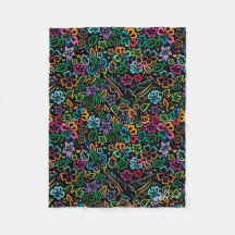 Colour of Life Fleece Blanket