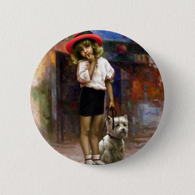Colour of Melody - walk 2 Inch Round Button (Front)