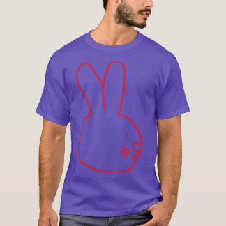 Colour of the Year 2023 Viva Magenta Bunny Rabbit T-Shirt