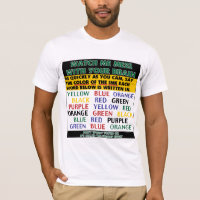 Colour of Words Illusion The Stroop Effect