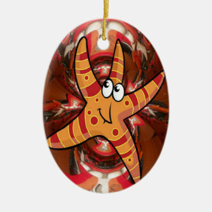 Colour on the run ceramic ornament