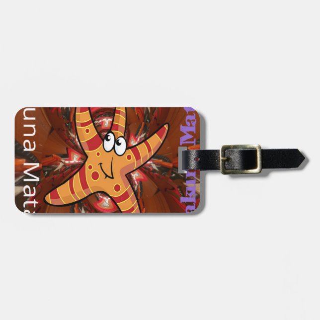 Colour on the run luggage tag (Front Horizontal)