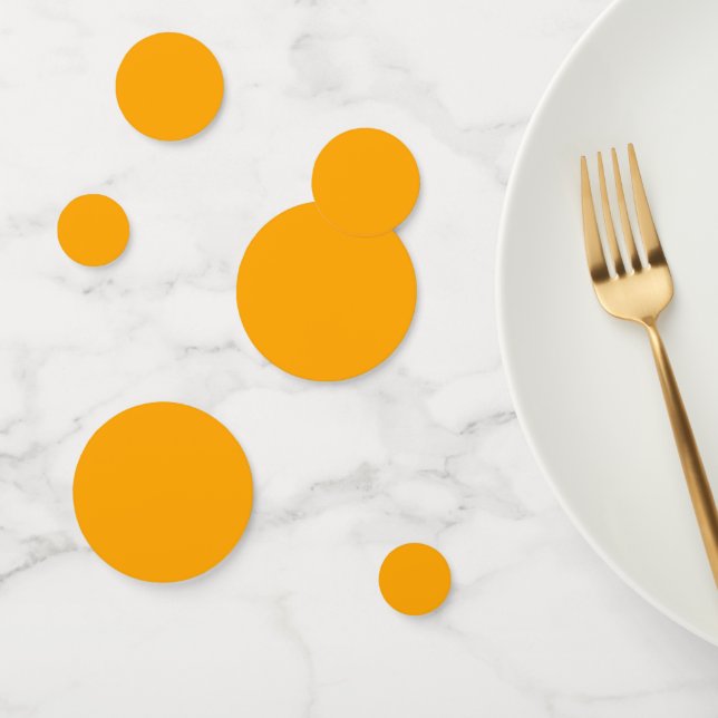 colour orange confetti (Group)