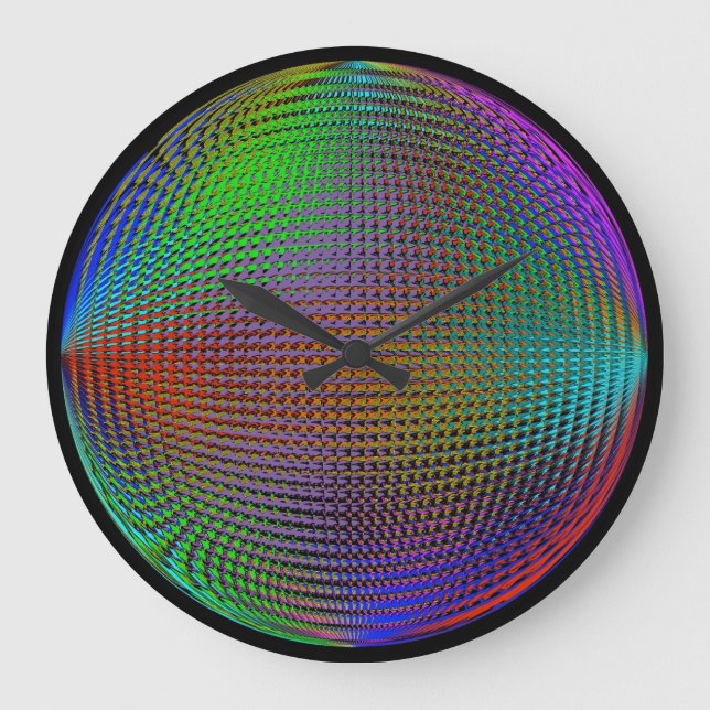 Colour Orb Illusion Clock (Front)