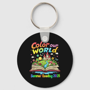 Colour Our World Summer 2025 Summer Reading Progra Keychain