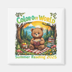 Colour Our World Summer 2025 Summer Reading Progra Magnet