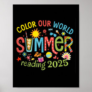Colour Our World Summer 2025 Summer Reading Progra Poster