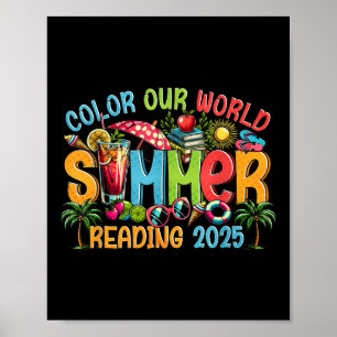Colour Our World Summer 2025 Summer Reading Progra Poster
