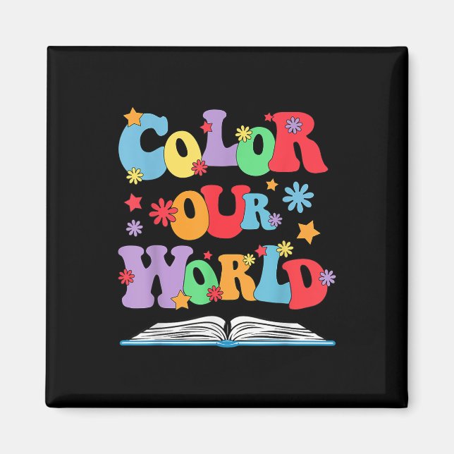 Colour Our World Summer Reading 2025 Creativity En Magnet (Front)