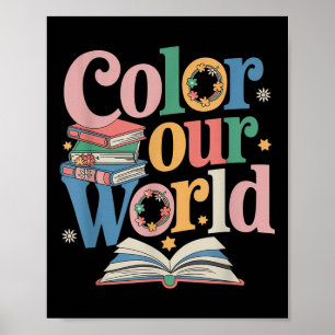 Colour Our World Summer Reading 2025 Creativity Wi Poster