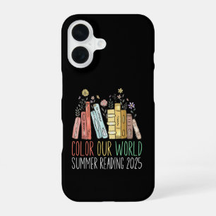 Colour Our World Summer Reading 2025 iPhone 16 Case