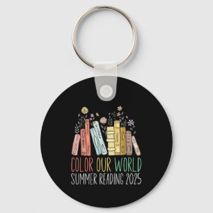 Colour Our World Summer Reading 2025 Keychain