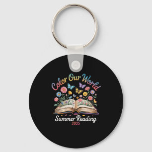 Colour Our World Summer Reading 2025 Keychain
