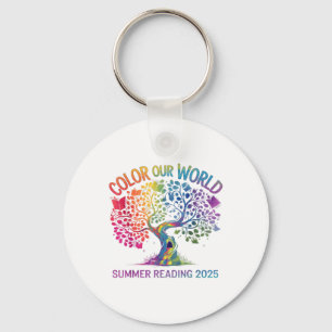 Colour Our World Summer Reading Program 2025 Book  Keychain