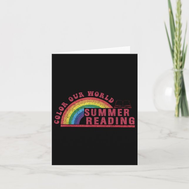 Colour Our World Summer Reading Program 2025 Books (Front)
