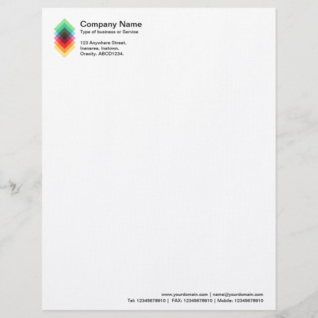 Colour Overlay Motif v2 Letterhead (Front)