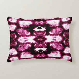 Colour Paint Background. Aquarelle Art. Liquid Ink Accent Pillow