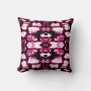 Colour Paint Background. Aquarelle Art. Liquid Ink Throw Pillow